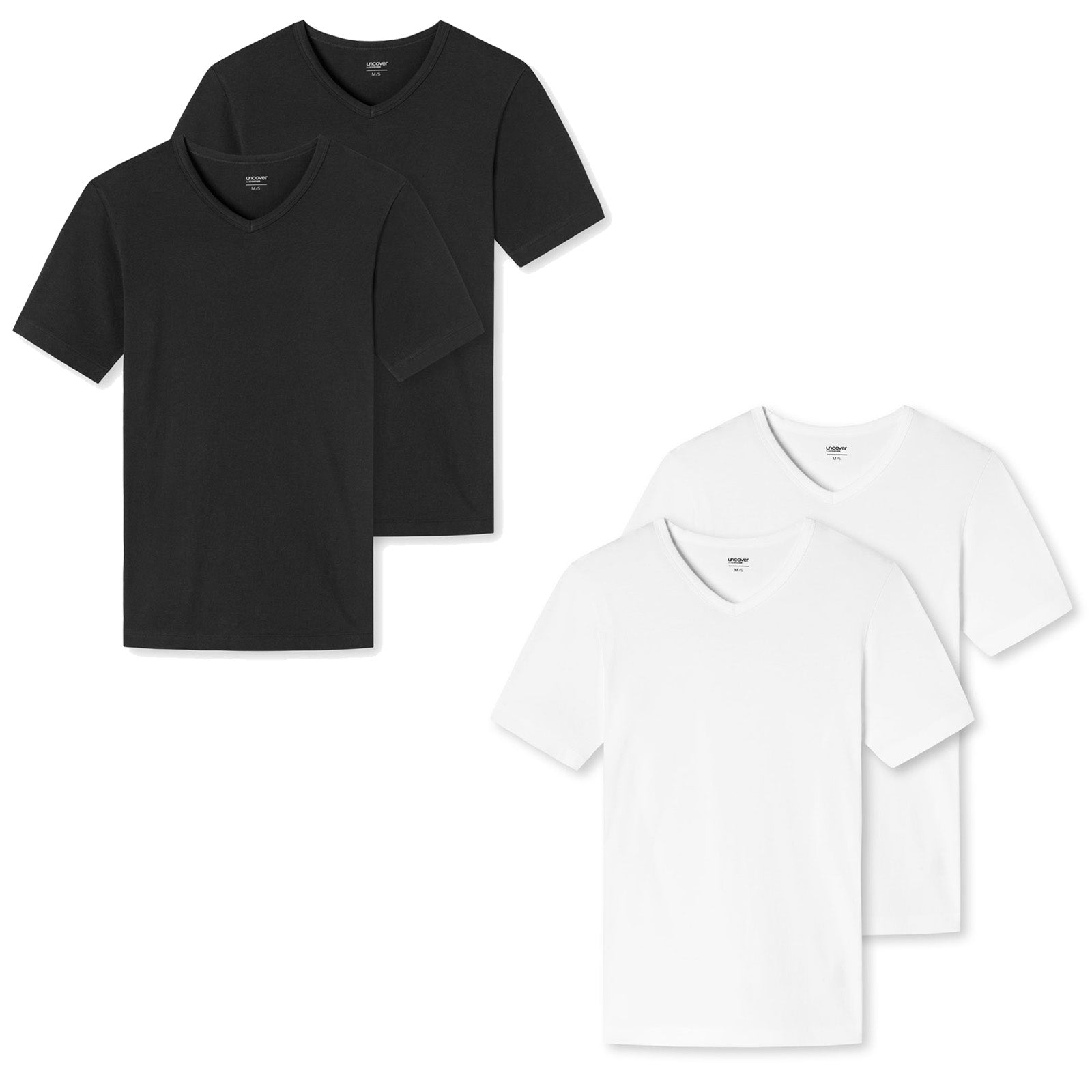 UNCOVER by SCHIESSER Men's T-Shirt 2-pack - V-neck