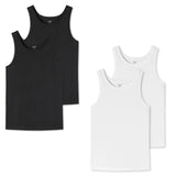 UNCOVER by SCHIESSER Men's Undershirt 2-Pack - Series "Uncover", Round Neck