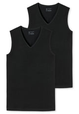 SCHIESSER Herren Tanktop 2er Pack - Serie "95/5", V-Ausschnitt, S-XXL
