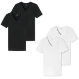 SCHIESSER Herren T-Shirts im Pack - Serie "95/5", Vorteilspack, V-Ausschnitt, S-4XL