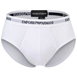 EMPORIO ARMANI Herren Slips, 3er Pack - CORE LOGOBAND, Briefs, Stretch Cotton – 1/6