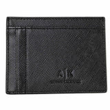 A|X ARMANI EXCHANGE Herren Kartenetui - Barcelona Credit Card Holder, Echtleder, 7x10x1cm (HxBxT) – 1/3