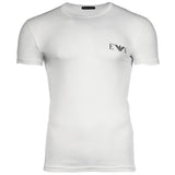 EMPORIO ARMANI Men's T-Shirt, 2-Pack - BOLD MONOGRAM, Short Sleeve, Round Neck, Stretch Cotton – 3/5