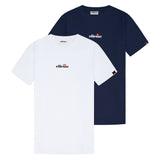ellesse Herren T-Shirt 2er Pack - OLLIO 2, Kurzarm, Rundhals, Logo, Baumwolle, einfarbig – 1/7
