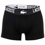 LACOSTE Herren Boxershorts, 3er Pack - Trunks, Cotton Stretch, Logobund – 2/3
