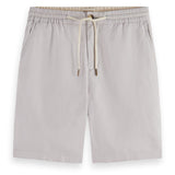 SCOTCH&SODA Herren Leinenshorts - Fave Cotton/Linen Twill Bermuda Short, einfarbig