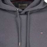 GANT Men's Hoodie - REGULAR SHIELD HOODIE, hooded sweatshirt, cotton mix – 2/3
