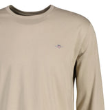 GANT Men's Longsleeve - REGULAR SHIELD LS, Shirt, Round neck, Long sleeve, Cotton – 3/3