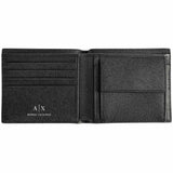 A|X ARMANI EXCHANGE Men's Wallet - Barcelona Bifold, Wallet, Genuine Leather, 10x12x2cm (H x W x D) – 4/6