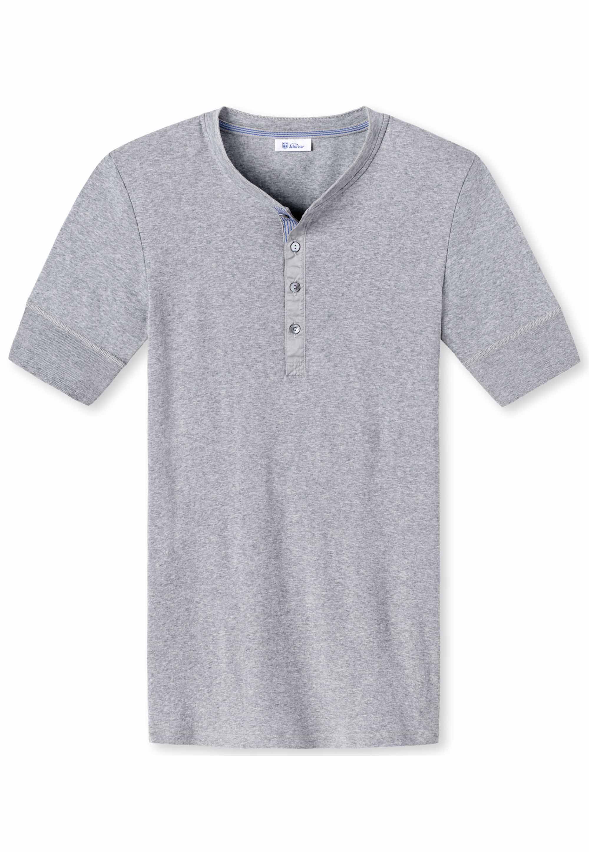 SCHIESSER Revival Herren Shirt - 1/2 Arm, Kurzarm Unterhemd, Karl-Heinz