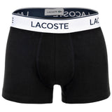 LACOSTE Herren Boxershorts, 3er Pack - Trunks, Cotton Stretch, Logobund – 3/3