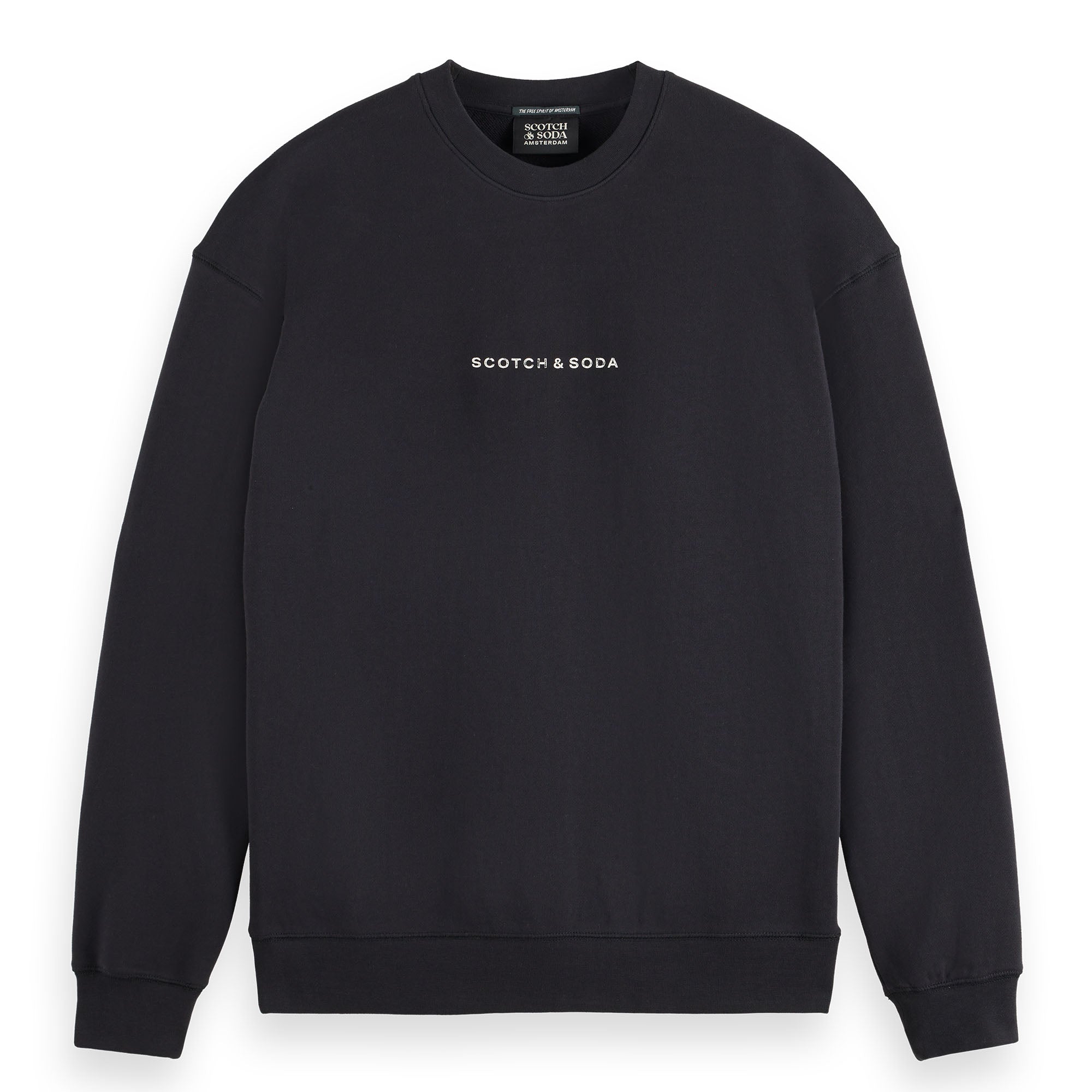 SCOTCH&SODA Herren Sweatshirt - Core, Logo Front Chest Sweat, Pullover, einfarbig