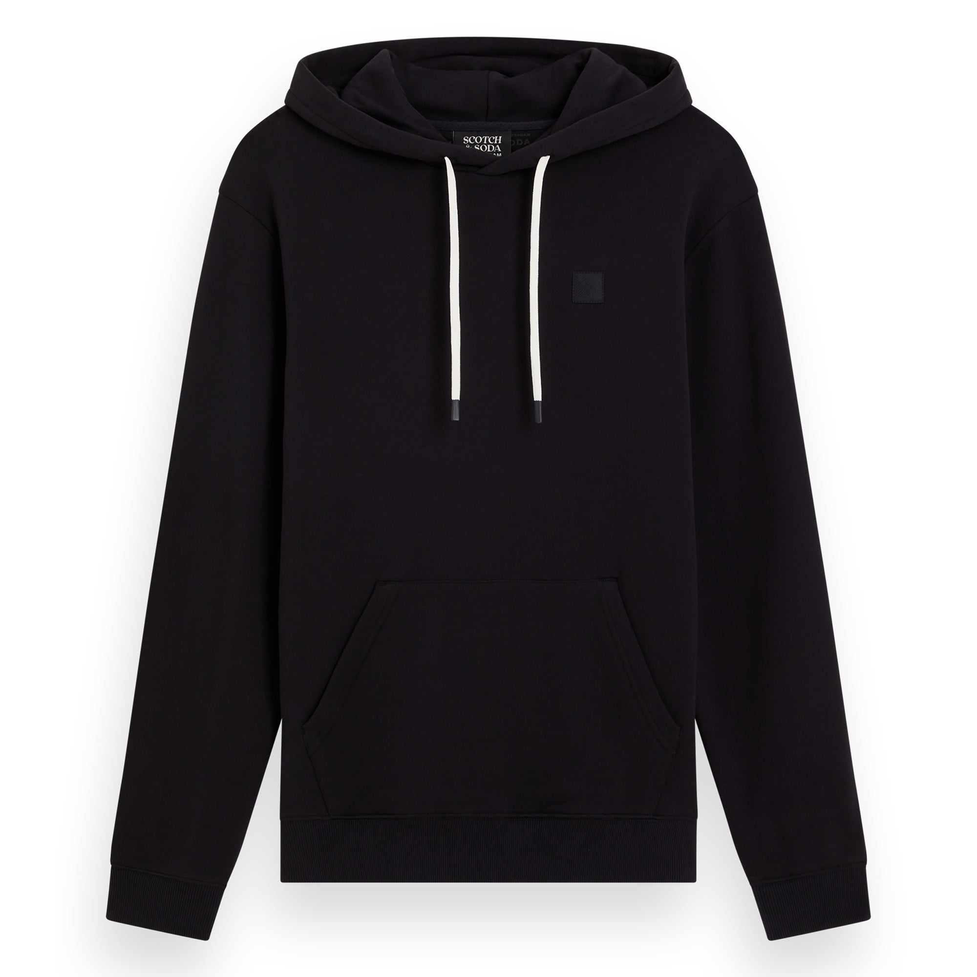 SCOTCH&SODA Herren Hoodie - Core, Logo Sweatshirt, Kapuze, einfarbig, Baumwolle
