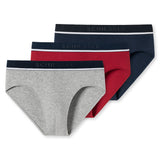 SCHIESSER Men's Briefs, 3-Pack – ‘95/5’, Rio Briefs, Logo Waistband, Stretch Cotton