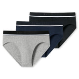 SCHIESSER Men's Briefs, 3-Pack – ‘95/5’, Rio Briefs, Logo Waistband, Stretch Cotton