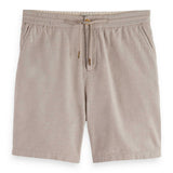 SCOTCH&SODA Herren Leinenshorts - Fave Cotton Linen, kurze Hose, einfarbig