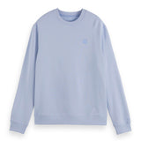 SCOTCH&SODA men's sweatshirt - regular fit, jumper, logo, plain-coloured, cotton