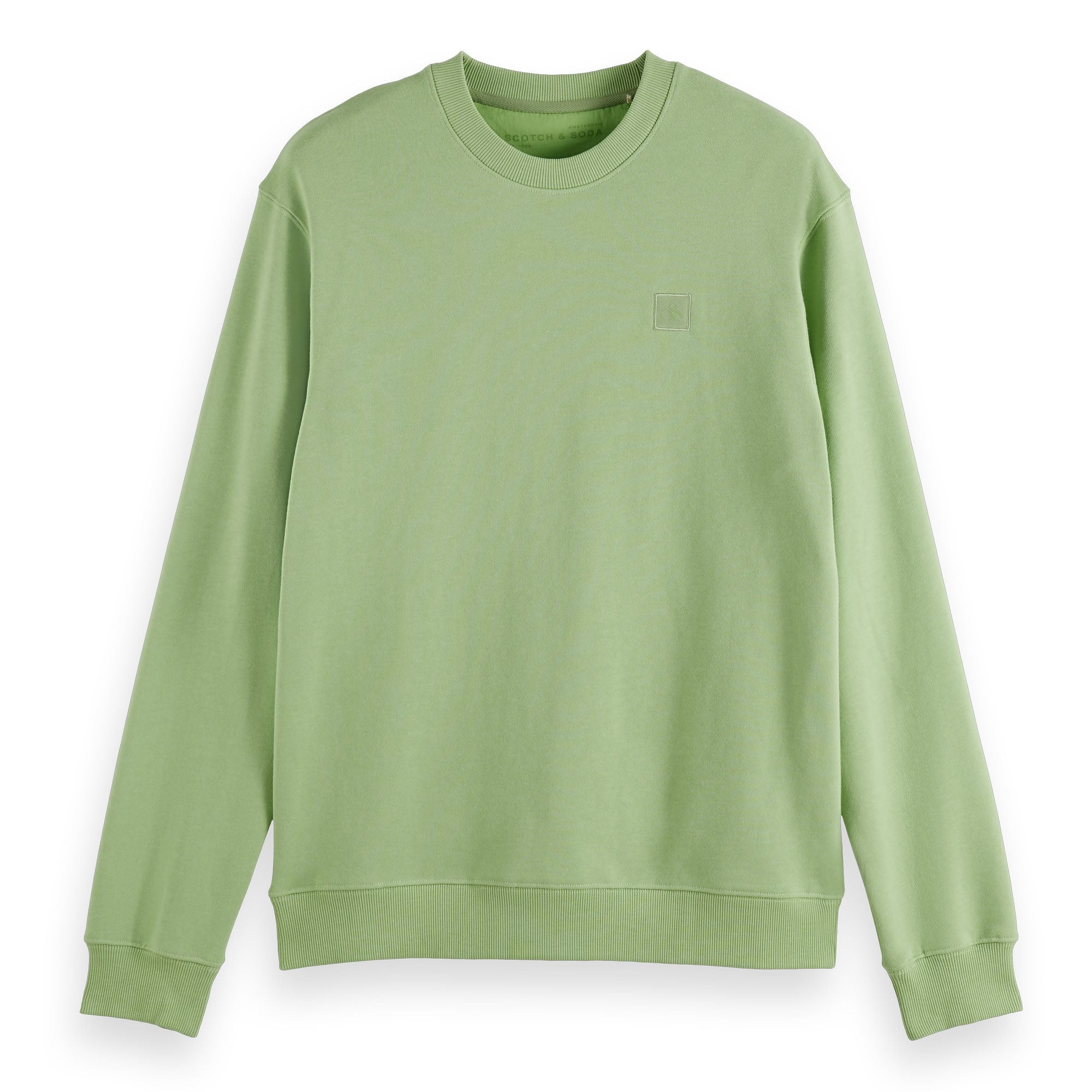 SCOTCH&SODA Herren Sweatshirt - Regular Fit, Pullover, Logo, einfarbig, Baumwolle