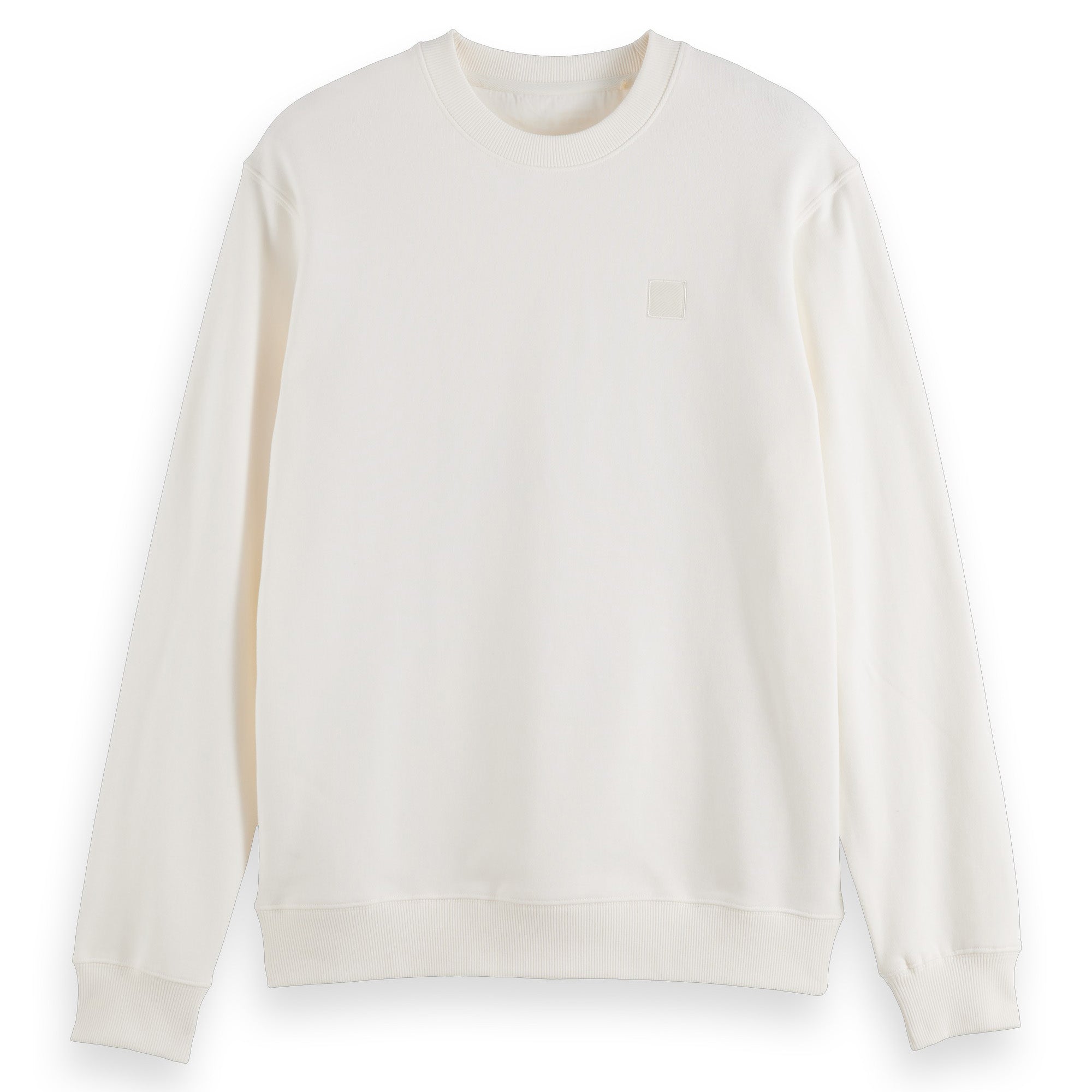 SCOTCH&SODA men's sweatshirt - regular fit, jumper, logo, plain-coloured, cotton