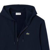 LACOSTE Herren Sweatjacke mit Kapuze - Zipped Fleece Front Hoodie, Regular Fit – 2/4