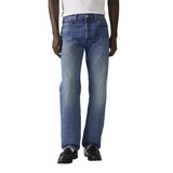 Levi's Herren Jeans - 501 Original, Baumwoll-Denim, Länge 32, Straight Fit – 3/6