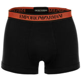 EMPORIO ARMANI Herren Trunks, 3er Pack - CORE LOGOBAND, Shorts, Stretch Cotton – 6/7