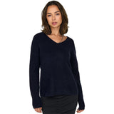 ONLY Damen Strickpullover - ONLCAMILLA V-NECK PULLOVER, V-Ausschnitt, einfarbig – 3/6