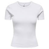 ONLY Damen T-Shirts, 2er Pack - ONLVAL O-NECK TOP, Rundhals, Kurzarm, einfarbig – 1/14