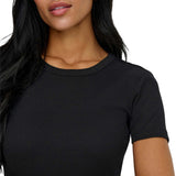 ONLY Damen T-Shirts, 2er Pack - ONLVAL O-NECK TOP, Rundhals, Kurzarm, einfarbig – 14/14