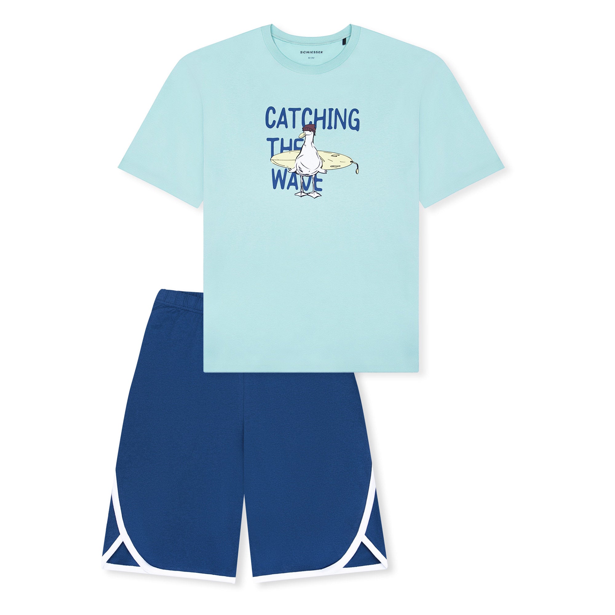 SCHIESSER boys' pyjama set, 2-piece - short, children, cotton, motif