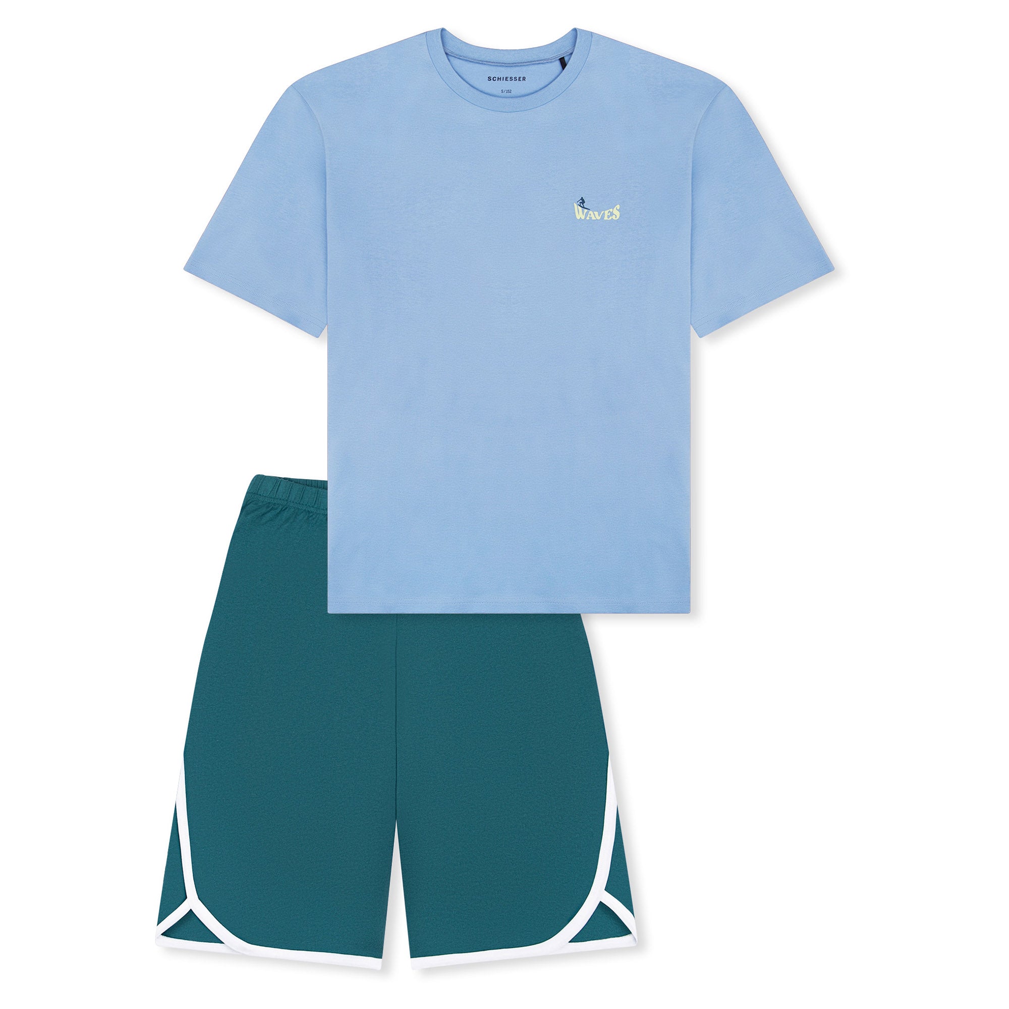 SCHIESSER boys' pyjama set, 2-piece - short, children, cotton, motif