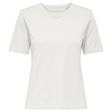 ONLY Damen T-Shirts, 2er Pack - ONLHAPPY O-NECK TEE, Rundhals, Baumwolle, einfarbig – 2/4