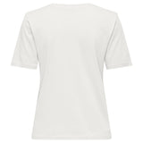 ONLY Damen T-Shirts, 2er Pack - ONLHAPPY O-NECK TEE, Rundhals, Baumwolle, einfarbig – 4/4