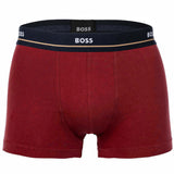 BOSS men's boxer shorts, pack of 5 - Essentials trunks, logo, cotton blend – 6/9