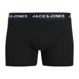 JACK&JONES Men Boxer Shorts, 12-pack - JACKYLE SOLID TRUNKS, Stretch Cotton – 5/8