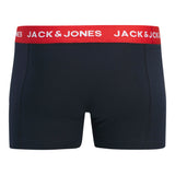 JACK&JONES Men Boxer Shorts, 12-pack - JACKYLE SOLID TRUNKS, Stretch Cotton – 3/8