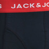 JACK&JONES Men Boxer Shorts, 12-pack - JACKYLE SOLID TRUNKS, Stretch Cotton – 7/8