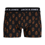 JACK&JONES Herren Boxershorts, 5er Pack - JACDALE SMILEY Trunks, Baumwoll-Stretch, Smileys – 3/4