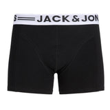 JACK&JONES Herren Boxershorts, 7er Pack - JACKSENSE TRUNKS, Baumwoll-Stretch, Logo, einfarbig – 2/5
