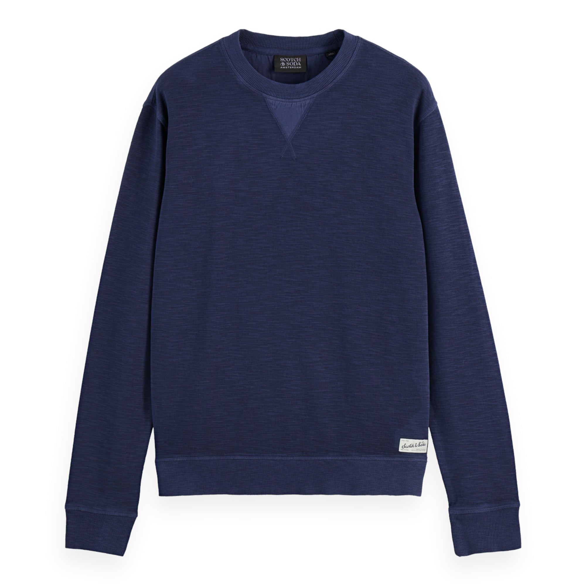 SCOTCH&SODA Herren Sweatshirt mit Struktur - Structured Sweatshirt, Pullover, einfarbig