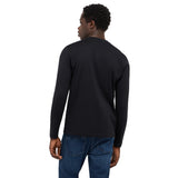 MUSTANG Herren Langarmshirt - Asheville, Rundhals, Regular Fit, Logo, Baumwolle – 3/4