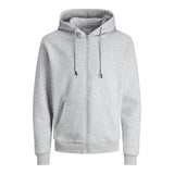 JACK&JONES Men Sweat Jackets, 2-pack – JJEBRADLEY SWEAT ZIP HOOD, hooded, plain colour – 2/3
