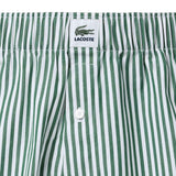 LACOSTE Men’s Woven Boxers, 3-Pack - Striped Cotton Woven Label Boxers, Cotton – 3/3