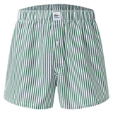 LACOSTE Men’s Woven Boxers, 3-Pack - Striped Cotton Woven Label Boxers, Cotton – 2/3
