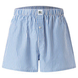 LACOSTE Herren Web-Boxershorts, 3er Pack - Striped Cotton Woven Label Boxers, Baumwolle – 3/3