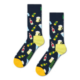 Happy Socks Unisex Socken, 3er Pack - Classic, Muster, Baumwollmischung, gemischte Farben – 2/3