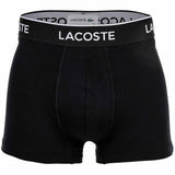 LACOSTE Men's Boxer Shorts, 3-pack - Trunks, Casual, Cotton Stretch, Logo waistband – 4/5