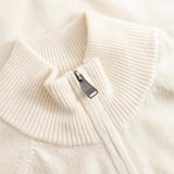 JOOP! JEANS Men’s Knitted Sweater - Leminardo, Fine Knit, Troyer Collar, Wool Blend – 3/4