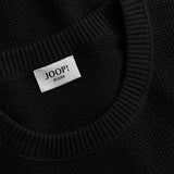 JOOP! JEANS Men’s Knitted Sweater - Peosius, Coarse Knit, Crew Neck, Cotton – 1/3