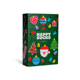 Happy Socks Unisex Adventskalender, 24er Pack - XMAS, Adventskalender, Geschenkbox – 28/28